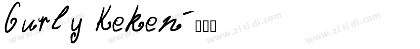Curly Keken字体转换